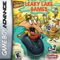 Camp Lazlo: Leaky Lake Games PAL GameBoy Advance PAL box art